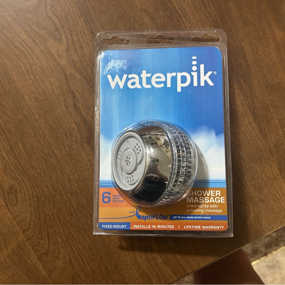 Waterpik shower massage head NWT